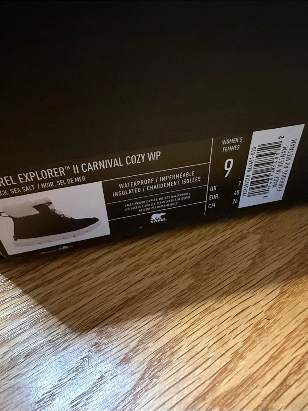 Sorel Explorer II Carnival Cozy Black 9
